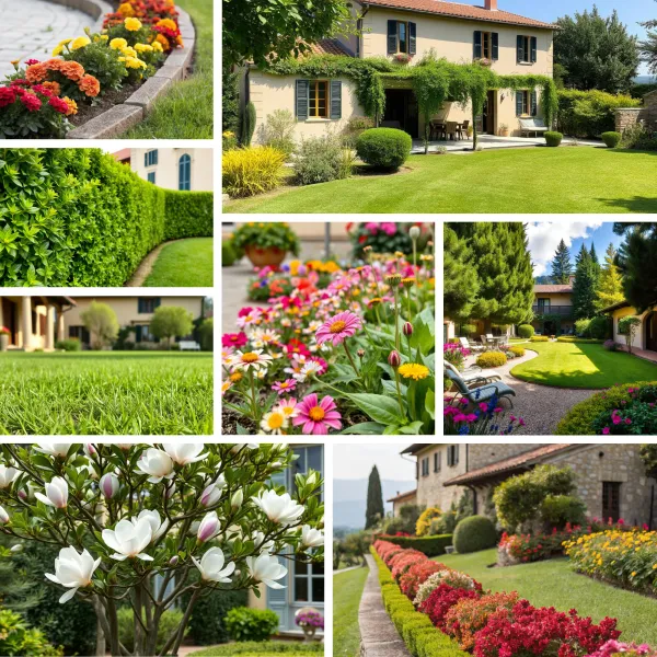 Creazione foto per un sito web del giardiniere