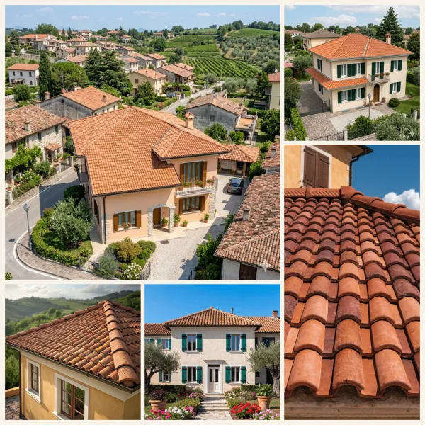 Creazione foto per un sito web di rifacimento tetto