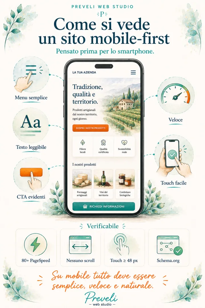 Come si vede un sito mobile-first fatto bene