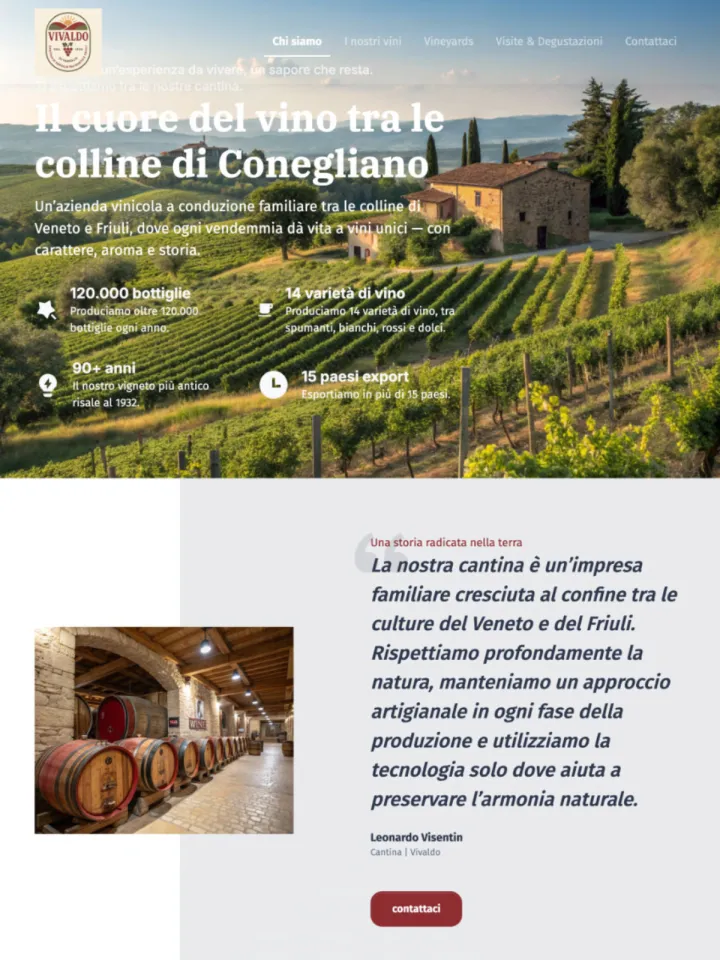 Quali risultati offre la realizzazione di un sito web professionale per cantine