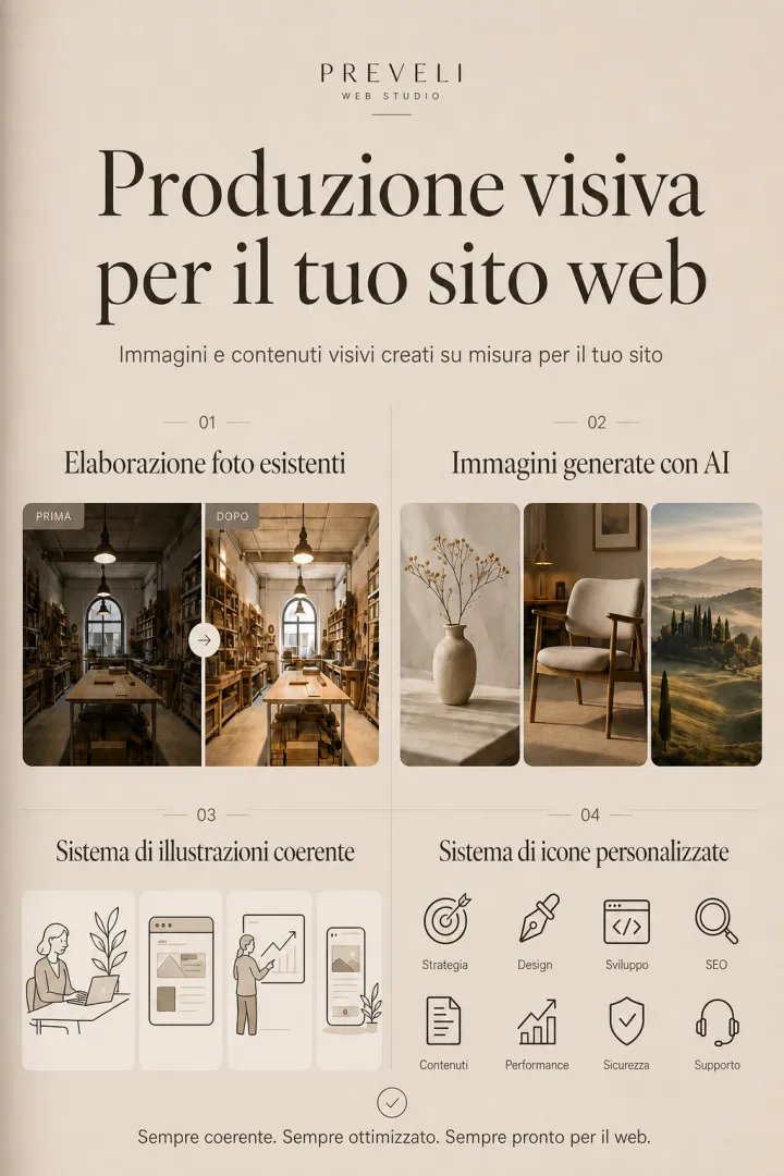 Il rumore visivo nei siti PMI &ndash; e perch&eacute; il cliente lo sente prima di leggerlo